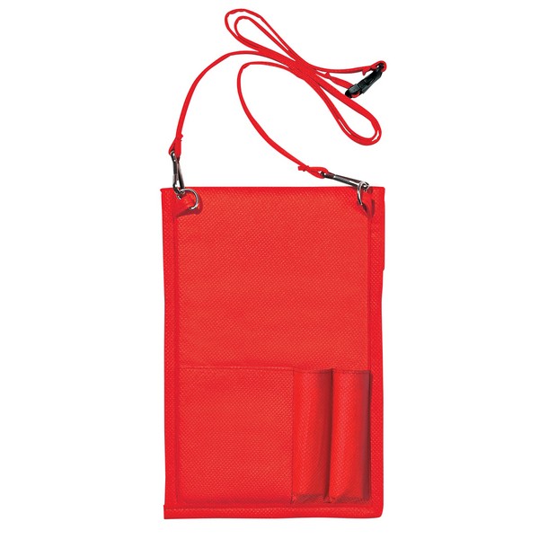 JH318 NonWoven Neck Wallet Badge Holder With Custom Imprint